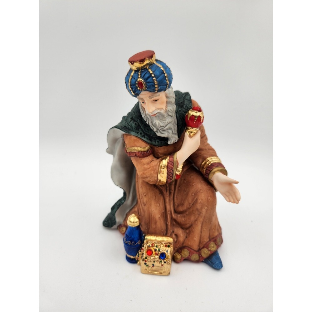 Kirkland  Nativity Replacement Figure ~ 6.5" Tall Kneeling Wiseman